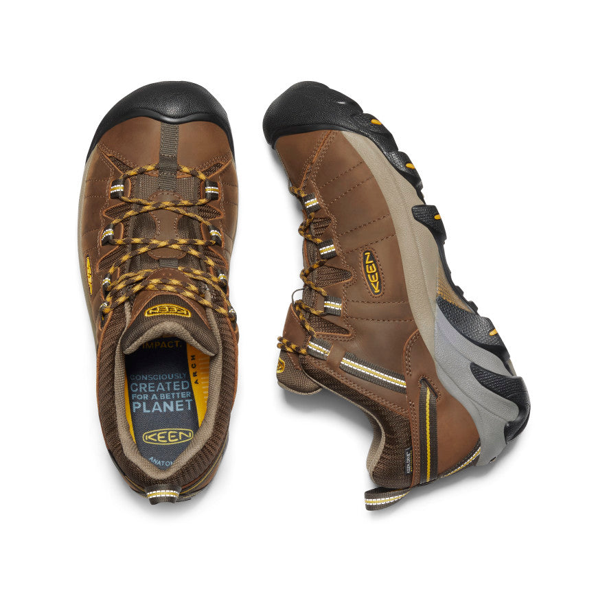 Men's Targhee II Waterproof Wide | Cascade Brown/Golden Yellow - Image 4