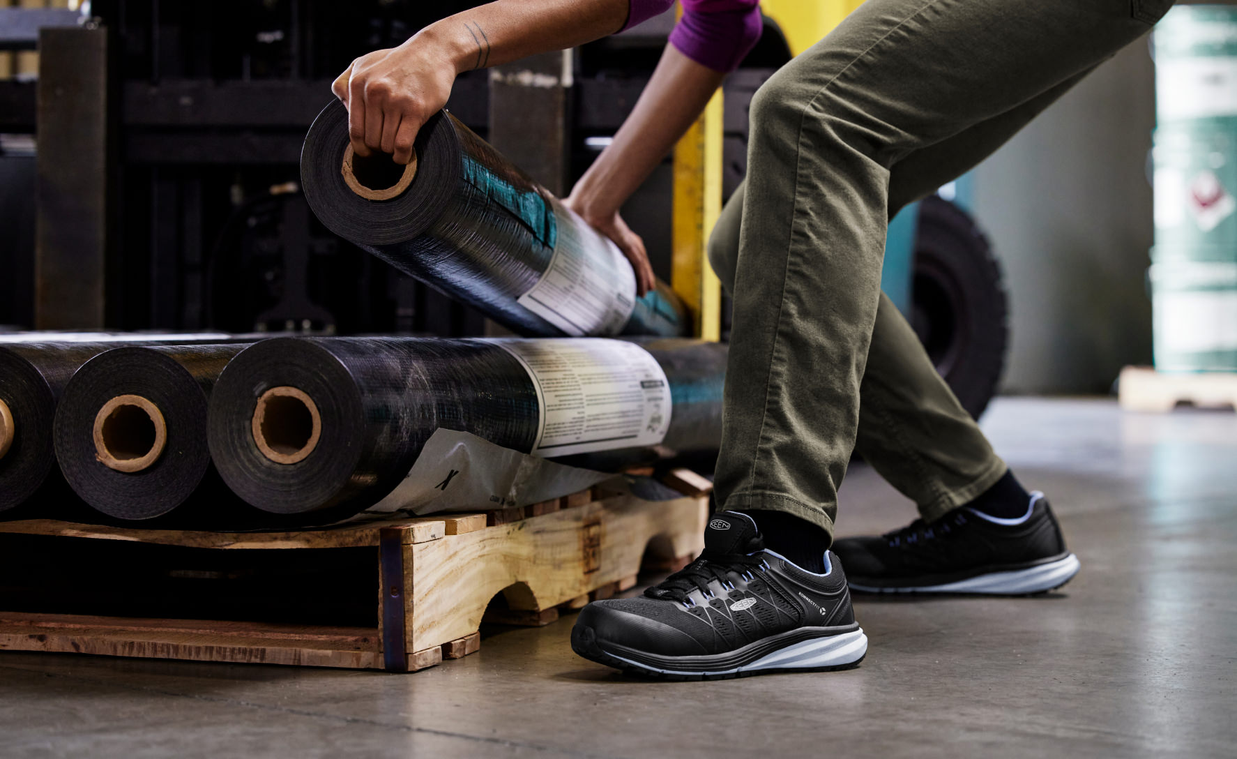 Women's Vista Energy (Carbon Toe) | Hydrangea/Black - Image 6