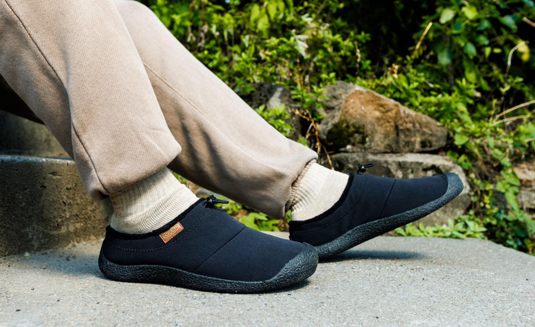 Men's Howser III Slide | Black/Black Recycled - Image 7