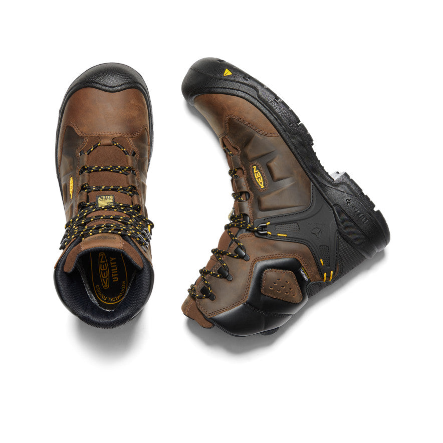 Men's Dover 8 Waterproof Boot (Carbon Toe) | Dark Earth/Black - Image 4