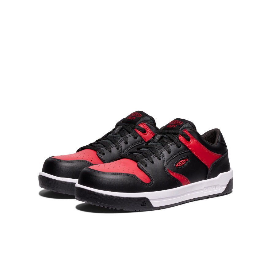 Men's Overton Work Shoe (Carbon Toe) | Salsa/Black - Image 2