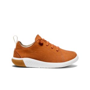 Little Kids' KNX Leather Sneaker | Gold Flame/Star White