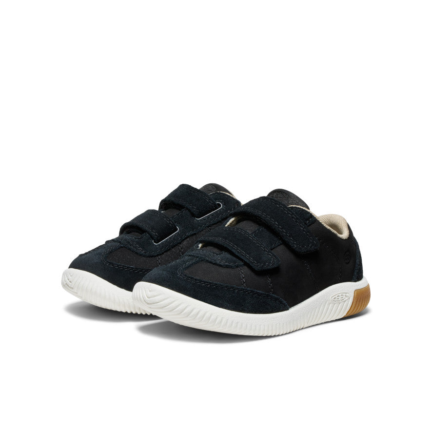 Little Kids' KNX T-Toe Sneaker | Black/Star White - Image 2