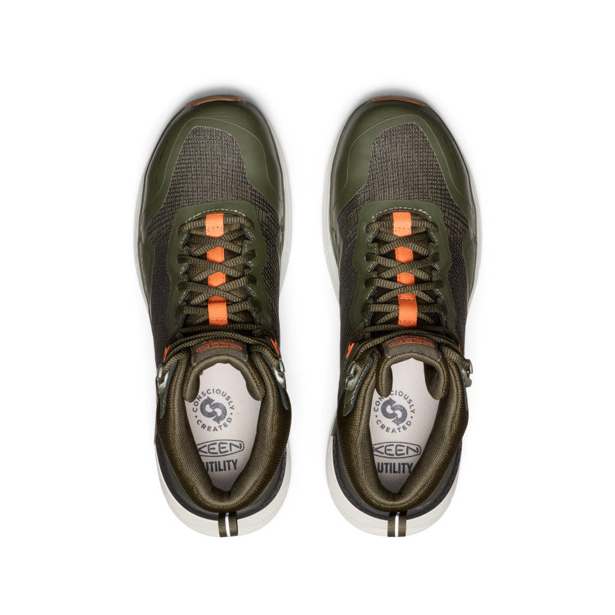 Men's Synchro Waterproof Work Boot (Carbon Toe) | Forest Night/Gum - Image 4