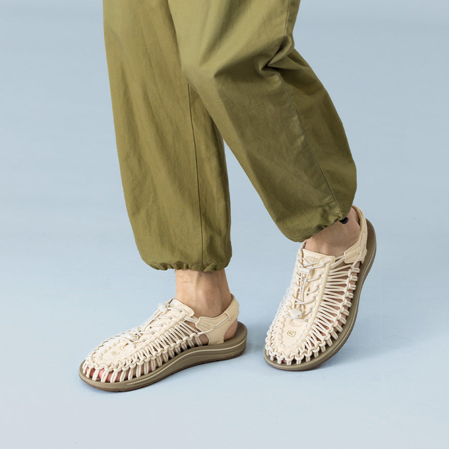 Men's UNEEK Sneaker | White Cap/Cornstalk - Image 8