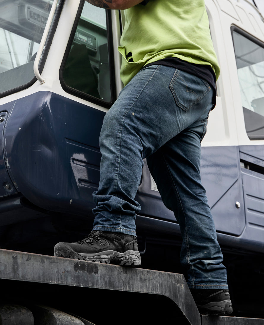 Men's Pittsburgh Energy 6 Waterproof Boot (Carbon Toe)  |  Black/Forged Iron - Image 7