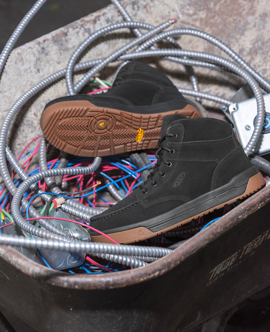 Men's Gibson Boot (Soft Toe) | Black/Gum - Image 9