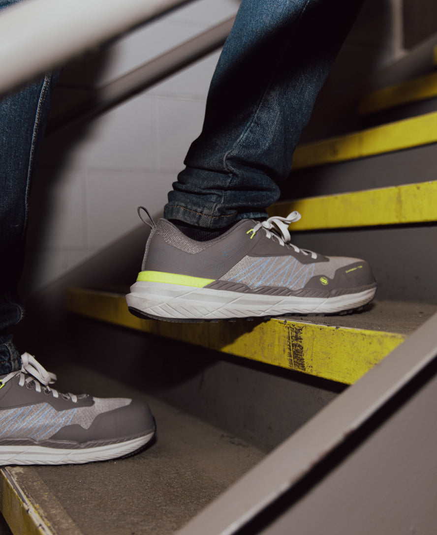 Men's Speedworks ESD Work Sneaker (Carbon Toe) | Steel Grey/Vintage Indigo - Image 8