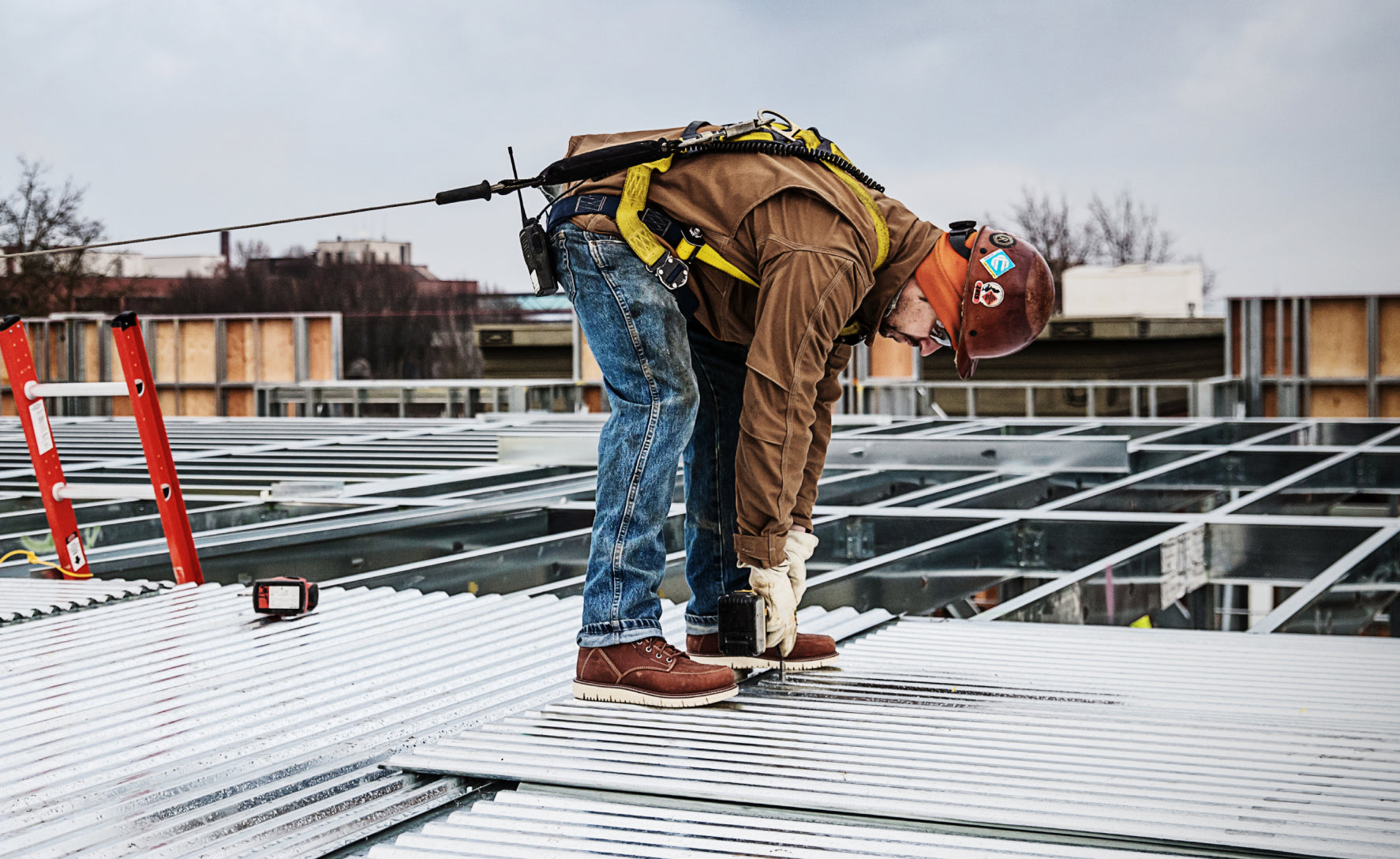 Men's San Jose 6 Boot (Soft Toe) | Coffee Bean/Star White - Image 7
