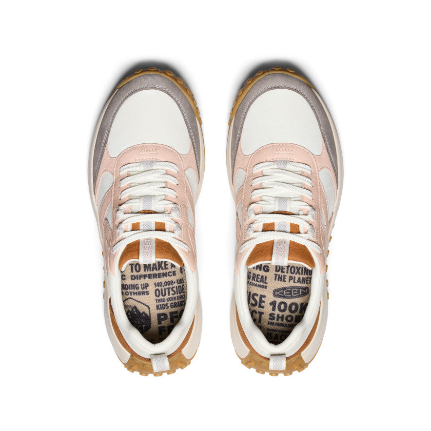 Women's KS86 Leather Sneaker | KEEN Maple/Cameo Rose - Image 4