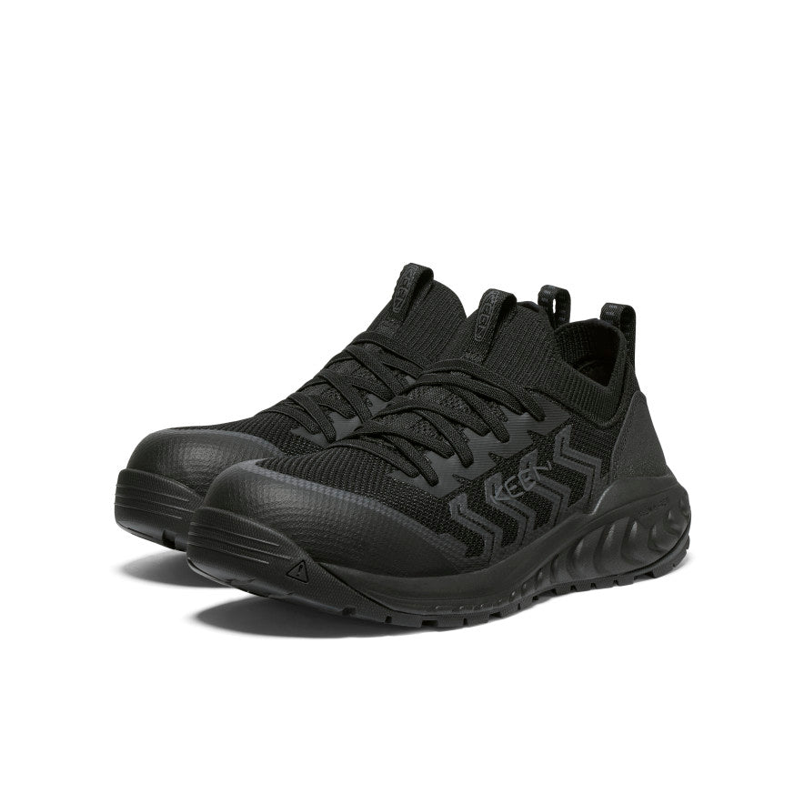 Women's Arvada Shift Work Sneaker (Carbon Toe) | Black/Magnet - Image 2