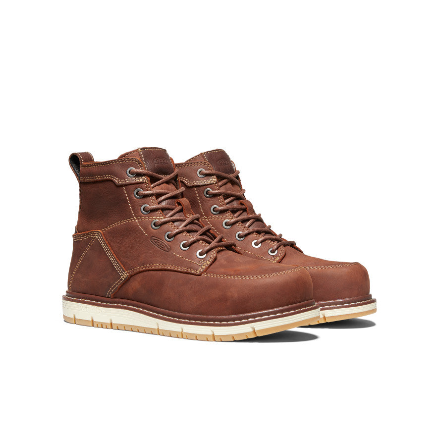 Women's San Jose 6 Boot (Aluminum Toe) | Gingerbread/Gum - Image 2