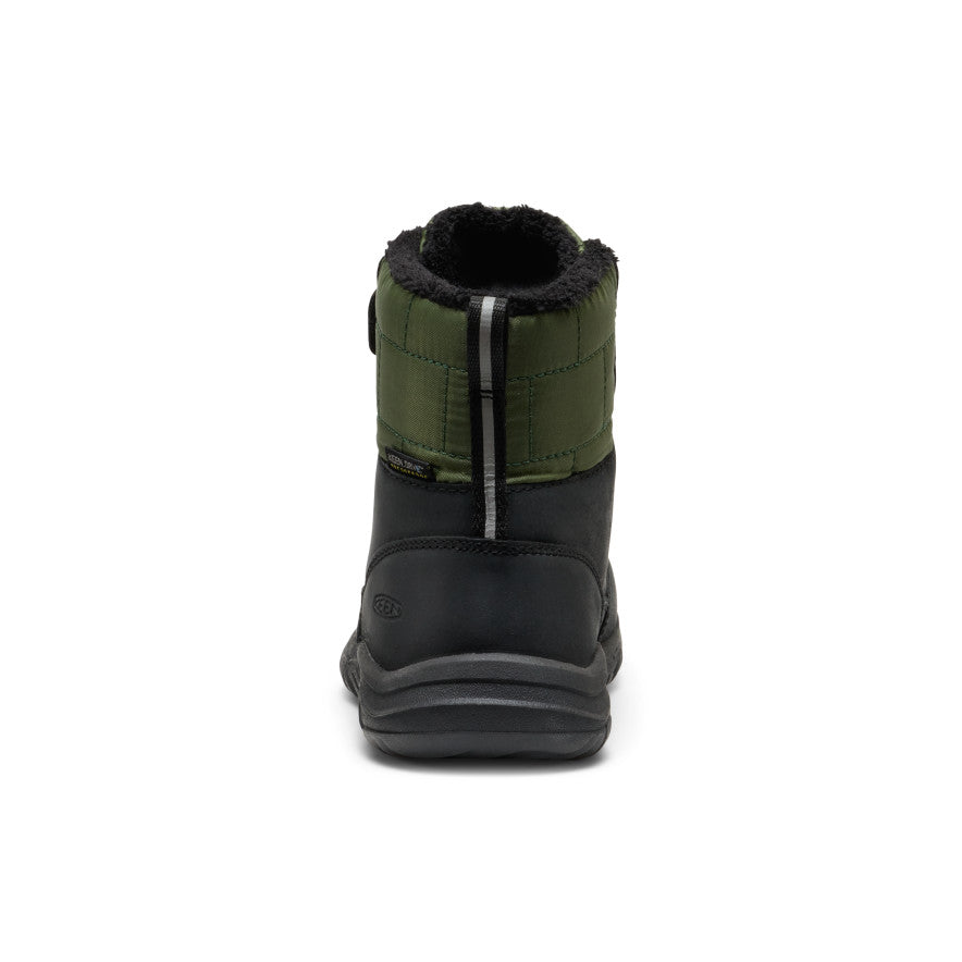 Little Kids' Kanibou Waterproof Winter Boot | Black/Bronze Green - Image 5